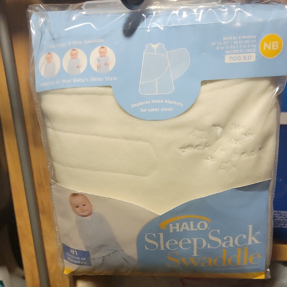 Halo SleepSack Swaddle in Soft White